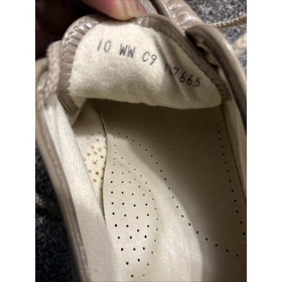 SAS Walking Shoes Comfort Women's Sz 10 Slinder Tan Leather Made in USA - Picture 3 of 4